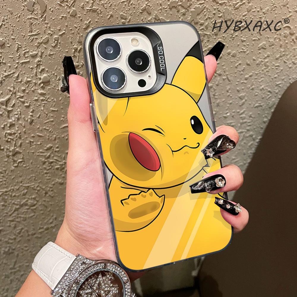 Phone Cases Cute Iphone 13 - Niedliche Cartoon P-Pokemon P-Pikachu Handyhülle für