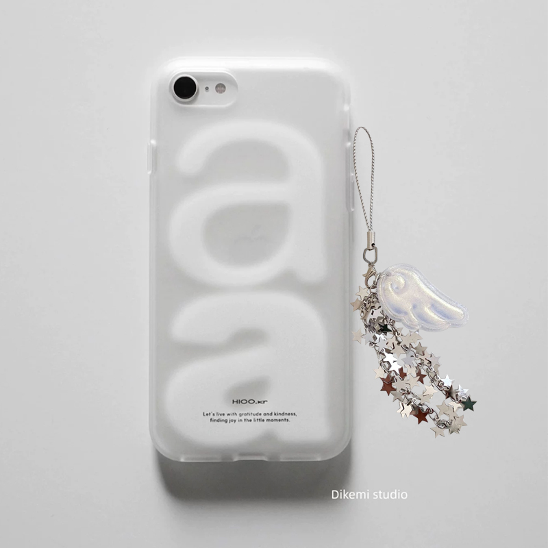 Phone Cases Japanese - Koreanische Ins Vielseitige Einfache Buchstaben-Stern-Flügel Handyhülle