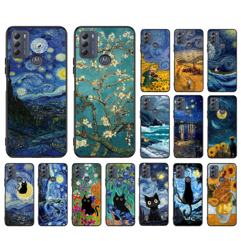 Phone Cases Jjk - Van Gogh Sonnenblumen Katze Telefon Fall