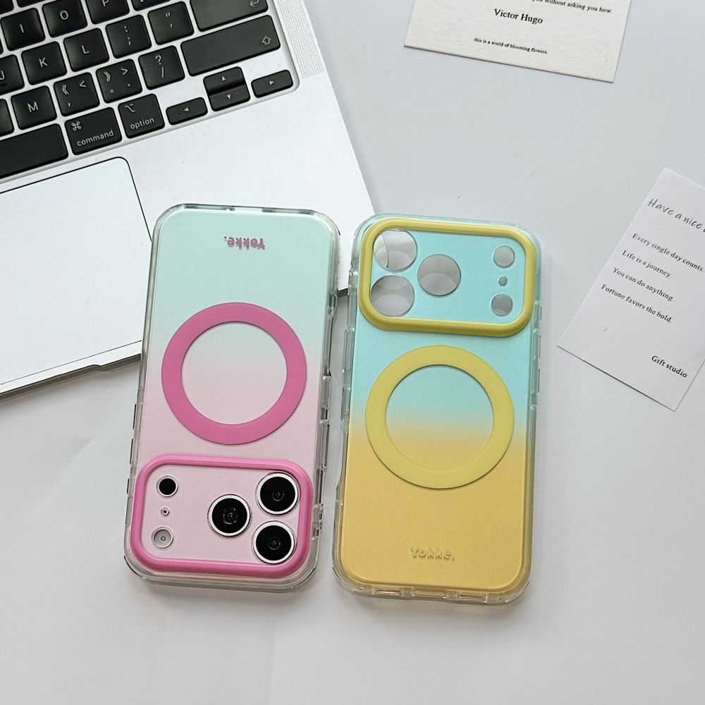 Phone Cases That Cover The Camera - Modische Candy-Farben Glitzernde Magsafe-Kameraschutz-Handyhülle für iPhone