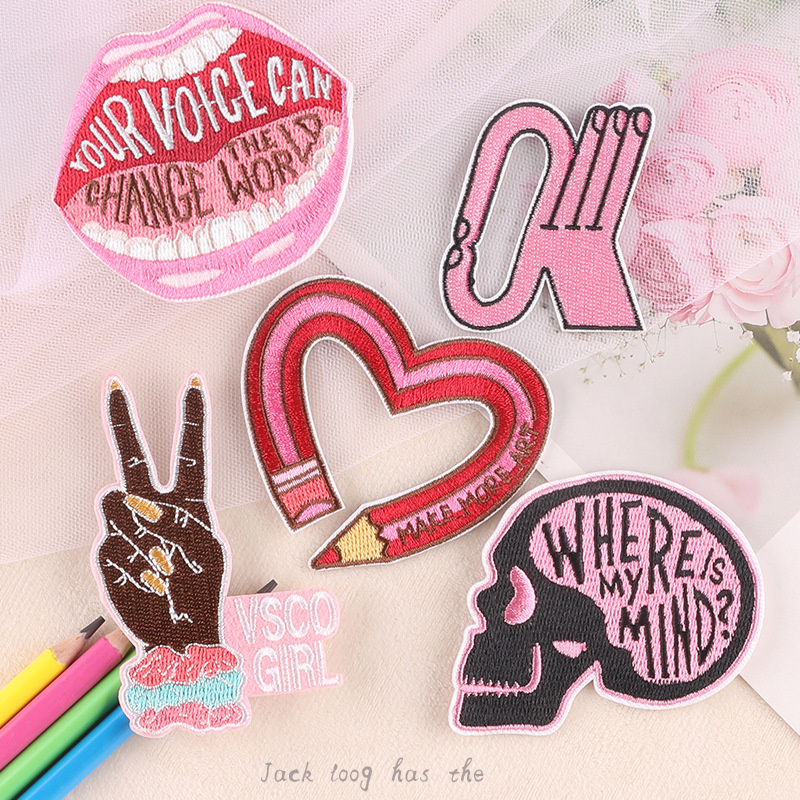 Phone Cases Eco Friendly - Eisen Auf Patches Rosa Mädchen Liebe