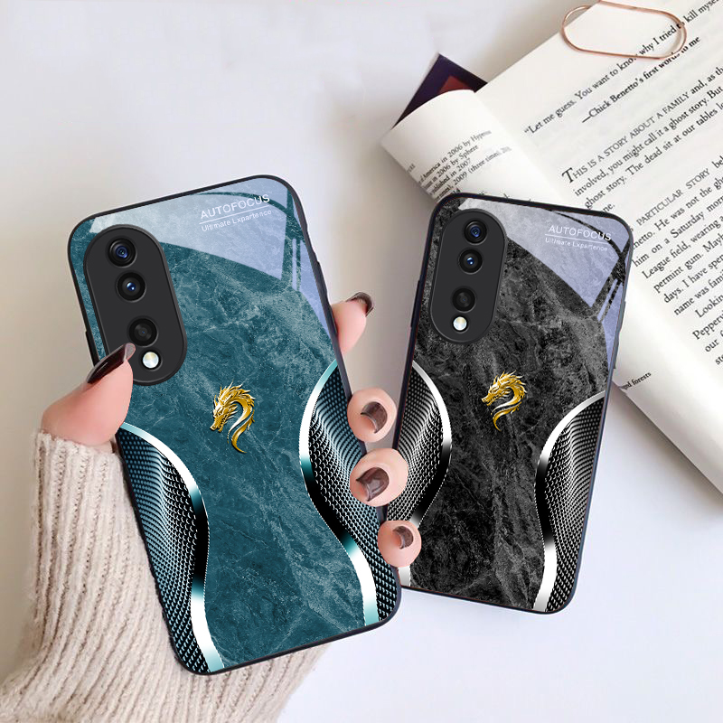 Phone Cases Honor - Silberner goldener Drache für Honor X5b