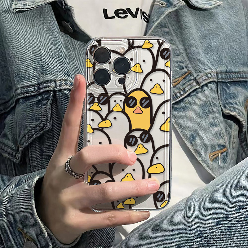 Phone Cases Cute Iphone 13 - Cute Cartoon Duck Case Girls For