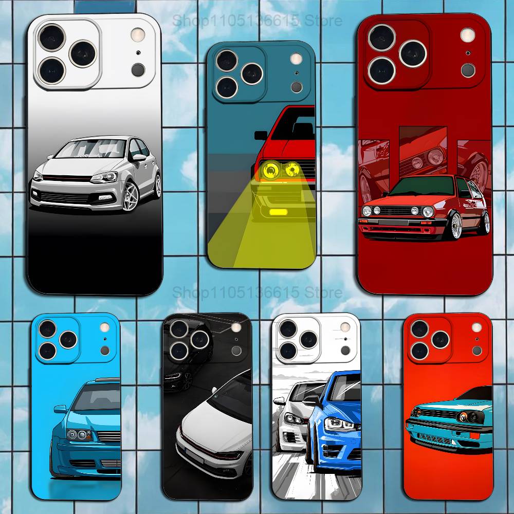 Phone Cases Louis Vuitton - Car V-Volkswagens-Golf Cool Case For iPhone