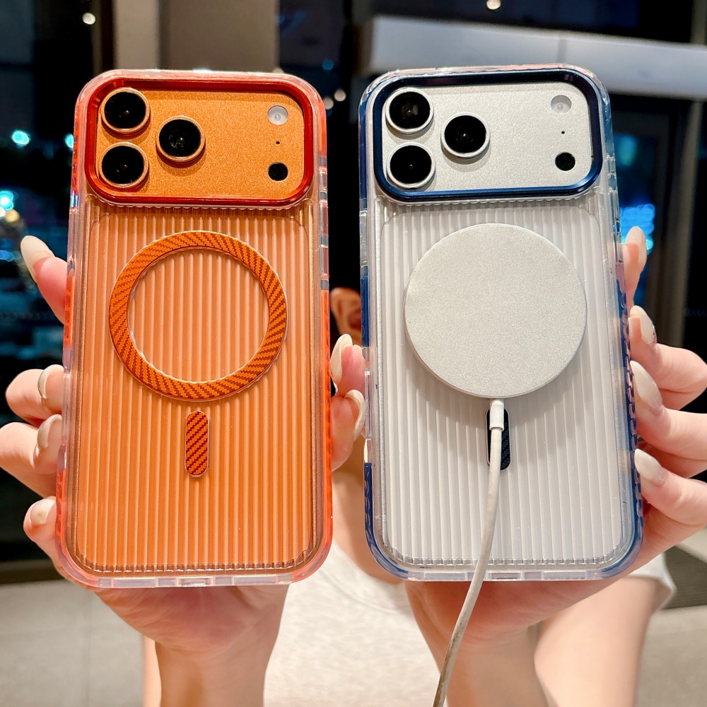 Phone Cases That Cover The Camera - Vertikaler Streifen für MagSafe Magnetische Handyhülle