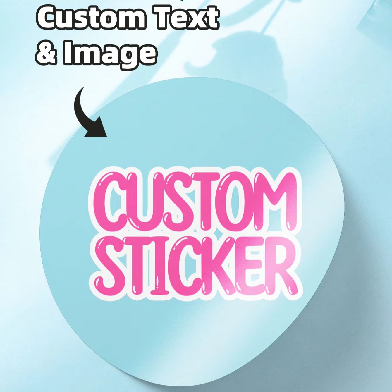 Phone Cases Brands - 1-120 Stück Individuelle Runde Wasserfeste Aufkleber