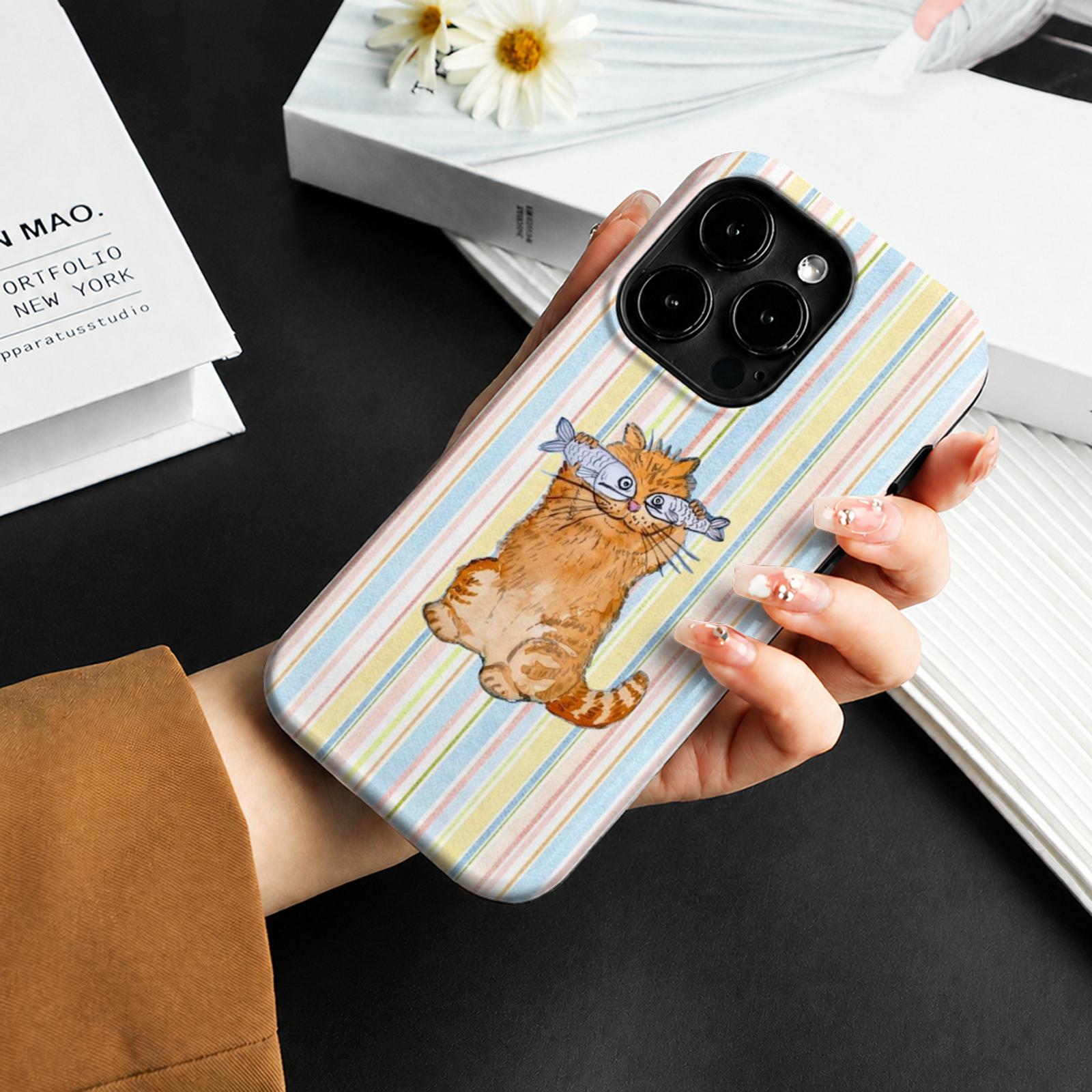 Phone Cases Cute Iphone 13 - Niedliche Gestreifte Handyhülle für iPhone 17