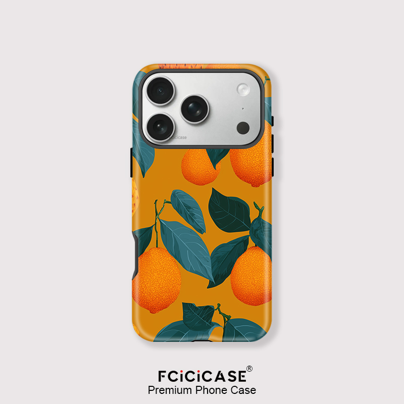 Phone Cases Orange - Fcicicase Handyhülle für iPhone 17 16