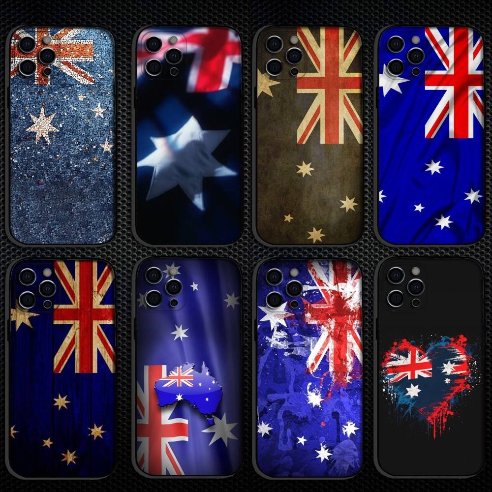 Phone Cases Australia - Australische Flagge Handyhülle für iPhone 17,16,15,14,13,12,11