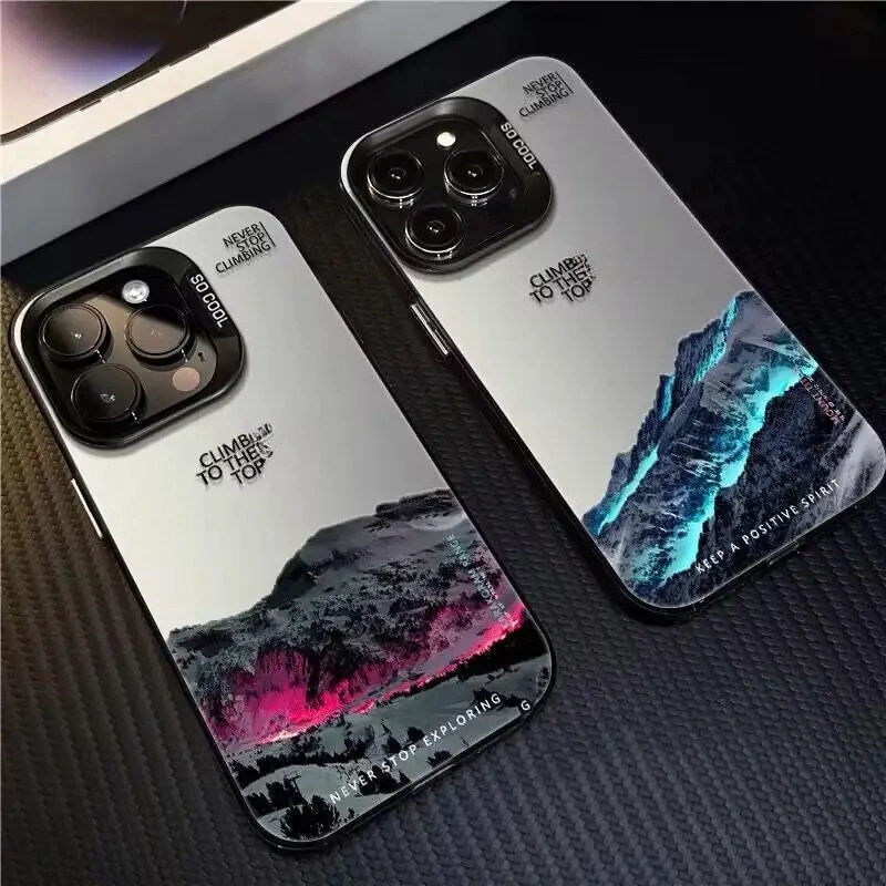 Phone Cases Nyc - Schnee Berg Landschaft Sonnenuntergang Telefon Fall