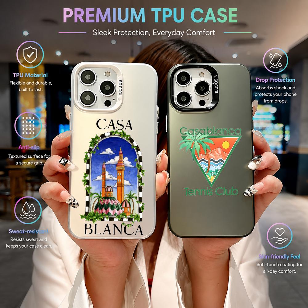 Phone Cases Classy - Luxuriöse Casablancas Handyhülle für iPhone 17
