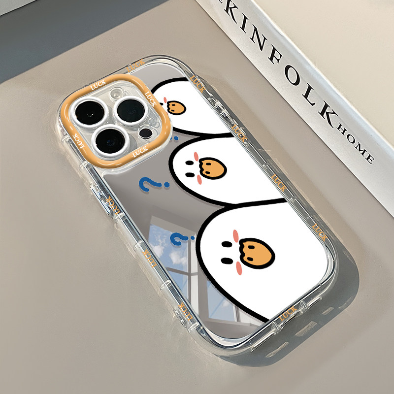 Phone Cases Cute Iphone 13 - Koreanische Niedliche Kätzchenpfoten-Luftkissen-Spiegel-Handyhülle für iPhone 17