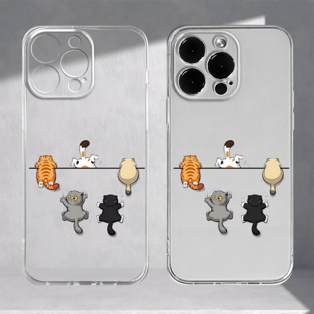 Phone Cases Cute Iphone 13 - Süße Katzenmuster-Handyhülle für iPhone 11 12