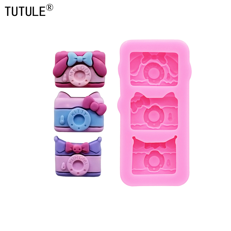 Phone Cases Eco Friendly - Cartoon Kamera Silikon form Harz Telefon