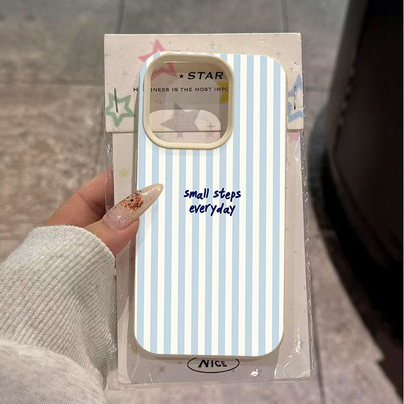 Phone Cases Australia - Einfache Blaue Englisch-Blau-Weiß Gestreifte Handyhülle für