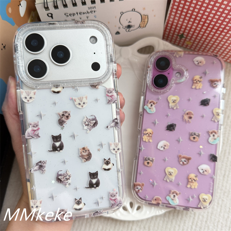Phone Cases Cool Girl - Korea Ins Vollbild-Kätzchen-Welpen-Stern-Y2K-Girl-Handyhülle für iPhone 18