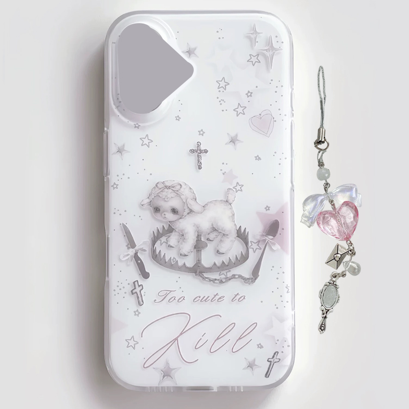 Phone Cases Cool Girl - Y2K Koreanische INS Kreative Niedliche Rosa