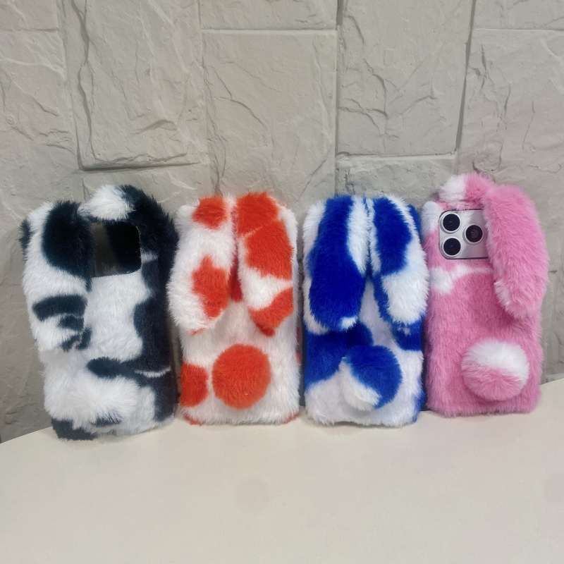 Phone Cases Cute Iphone 13 - Niedliche Hasen-Design Flauschige Handyhüllen für iPhone