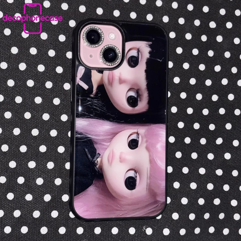 Phone Cases Japanese - Japanisch-koreanische Dark-Girl-Kunst-Handyhülle für iPhone 11/12/13/14/15/16/17 Pro