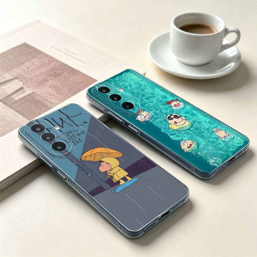 Phone Cases For Boys - Gelber Regenschirm-Jungen Handyhülle für Samsung Galaxy