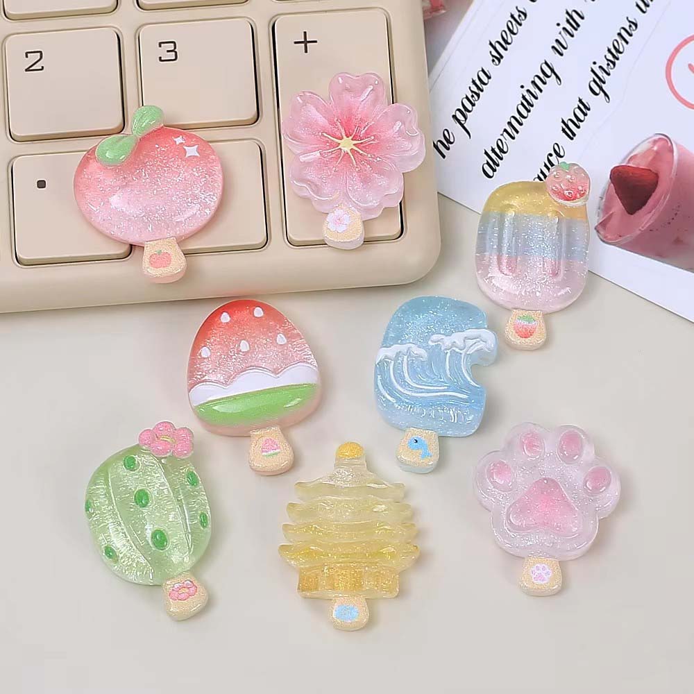 Phone Cases For Boys - 10 Stück Kawaii Transparente Sommer Mini-Eiscreme