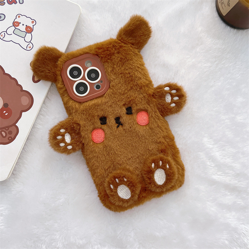 Koreanische 3D Cartoon Bär Fla – Phone Cases For Iphone 11 Bewertung und Preis