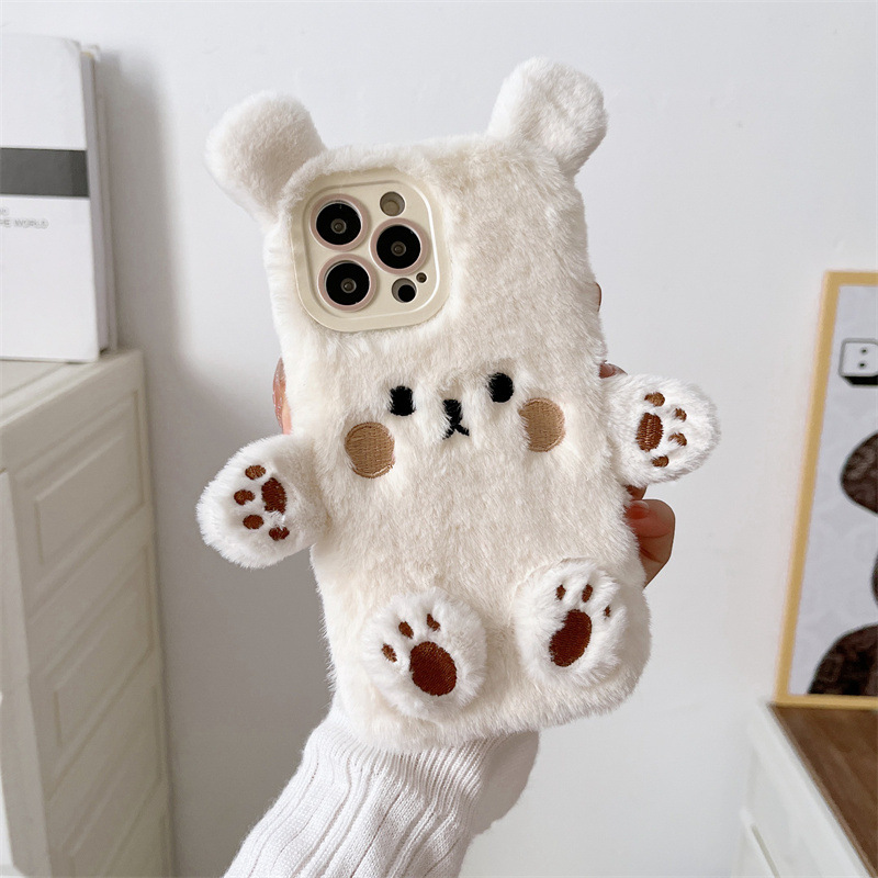 Koreanische 3D Cartoon Bär Fla – Phone Cases For Iphone 11 Bewertung und Preis