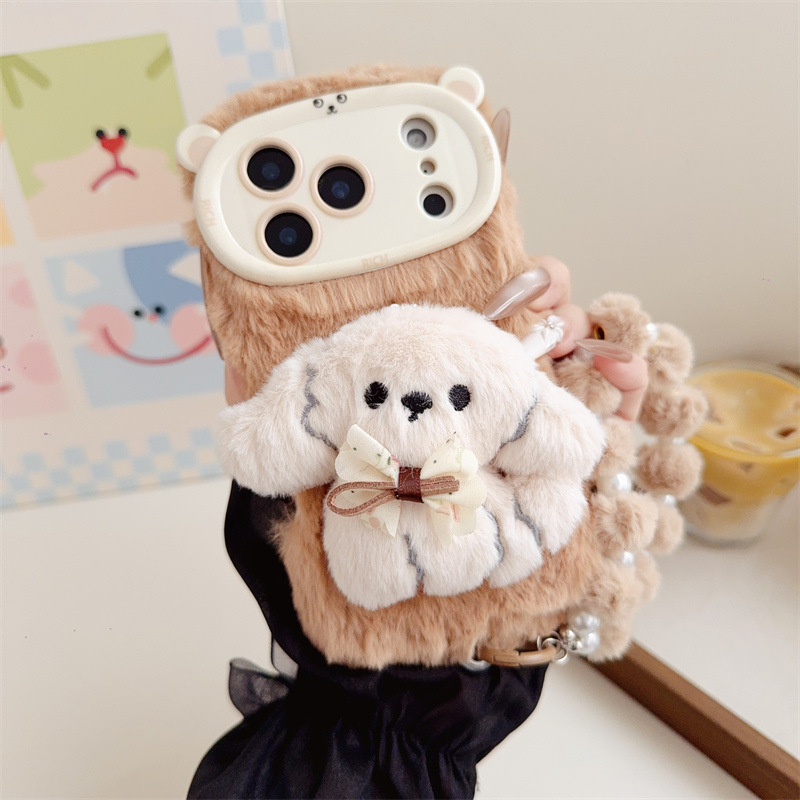 3D-Cartoon-Bowknot-Welpen-warm – Phone Cases For Iphone 11 Bewertung und Preis