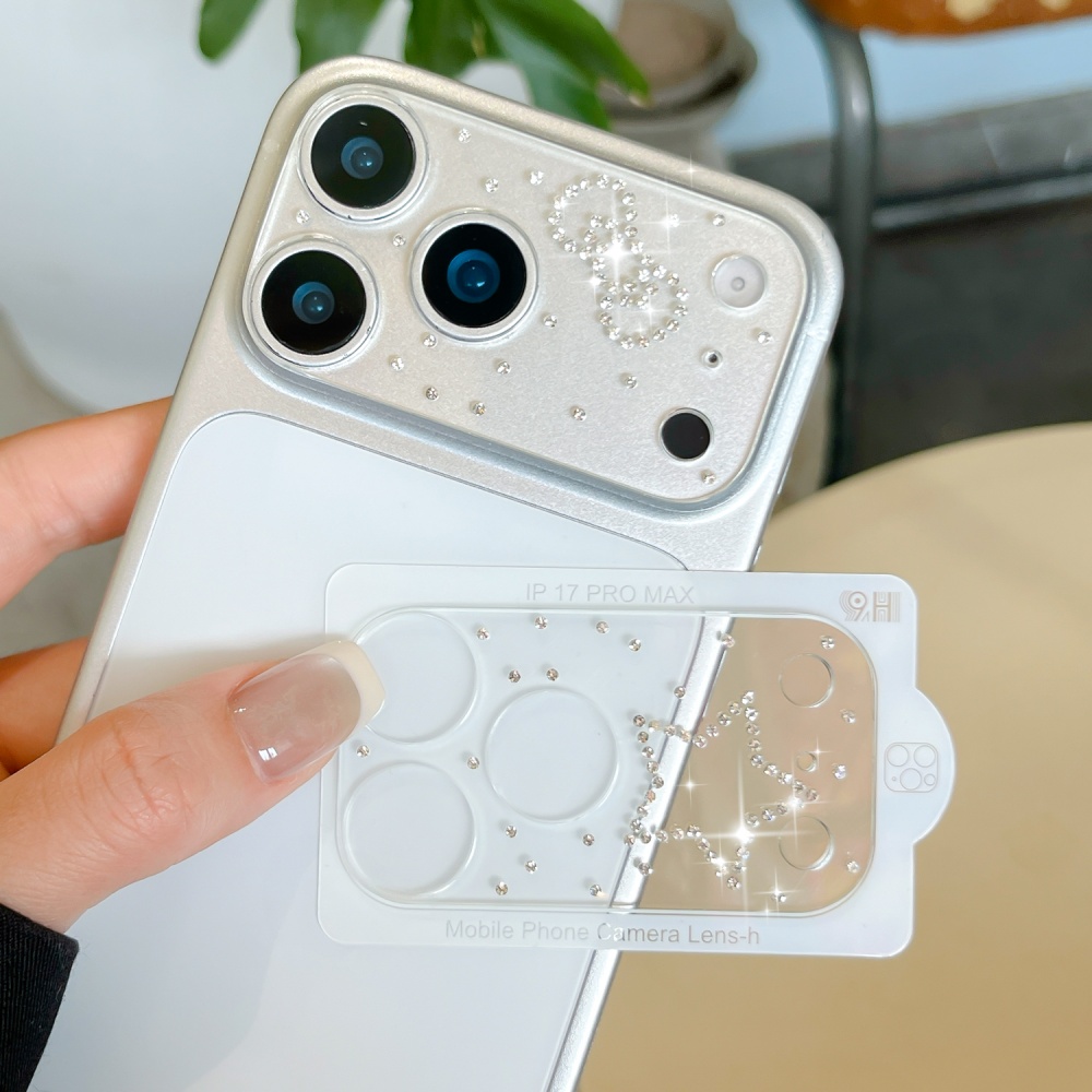 Luxuriöser Diamant 3D Herz Gla – Camera Lens Protector Bewertung und Preis