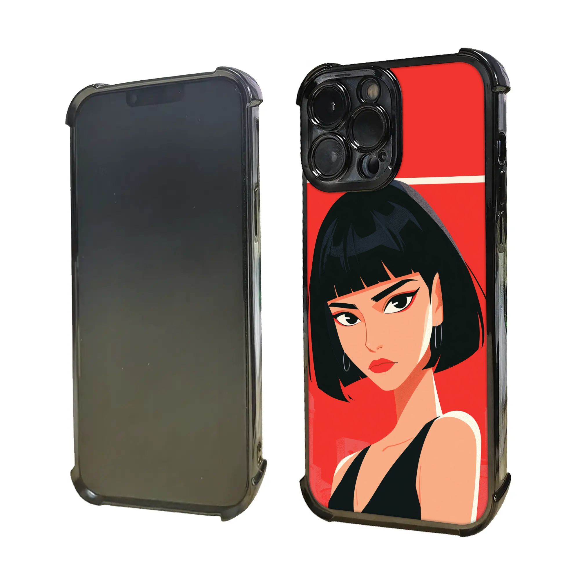 Neuer stoßfester Anime-Schutzh – Phone Cases Cool Girl Bewertung und Preis