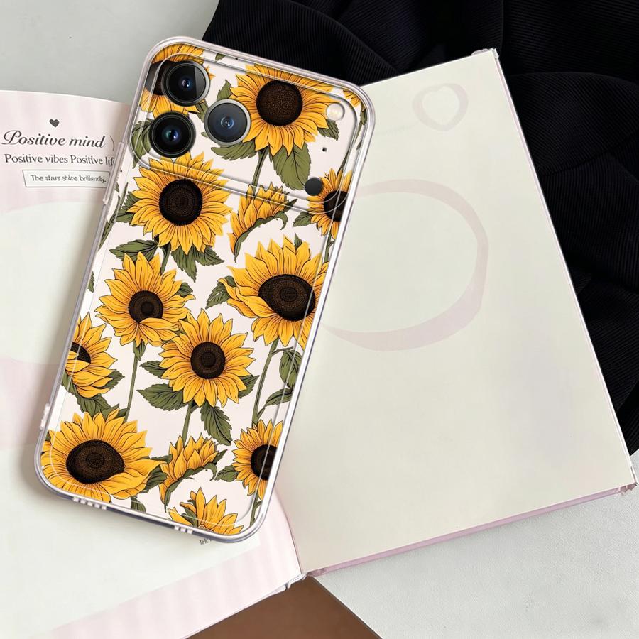 Niedliche Sonnenblumenmuster-H – Phone Cases Cute Iphone 13 Bewertung und Preis