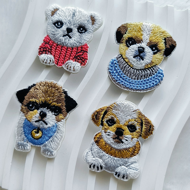 Niedlicher Welpe Stickerei Pat – Phone Cases Eco Friendly Bewertung und Preis