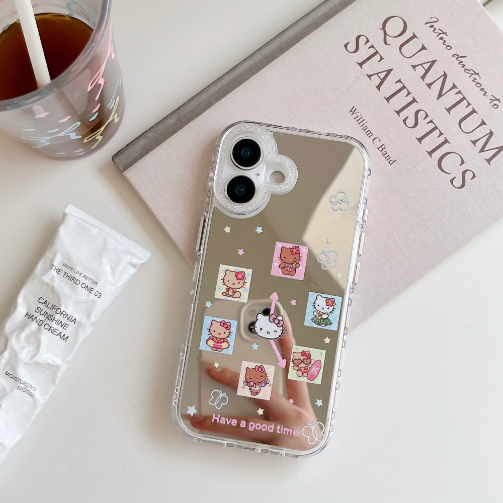 Niedliche Gitter-Cartoon-Sanri – Phone Cases Cool Girl Bewertung und Preis