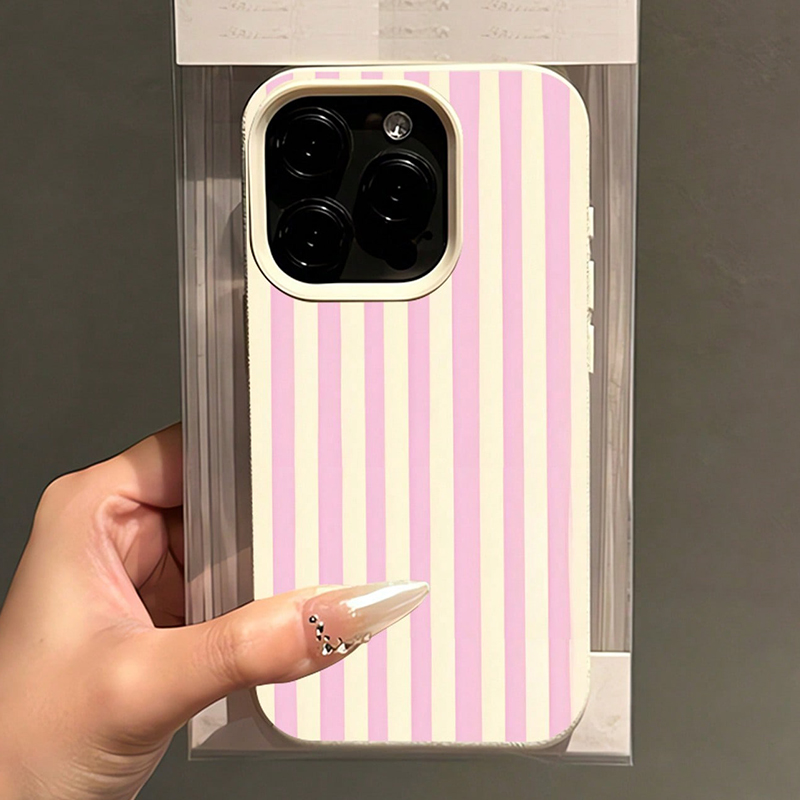 Einfache rosa vertikal gestrei – Phone Cases Australia Bewertung und Preis