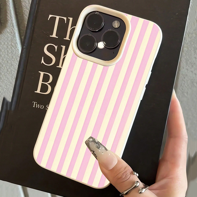 Einfache rosa vertikal gestrei – Phone Cases Australia Bewertung und Preis