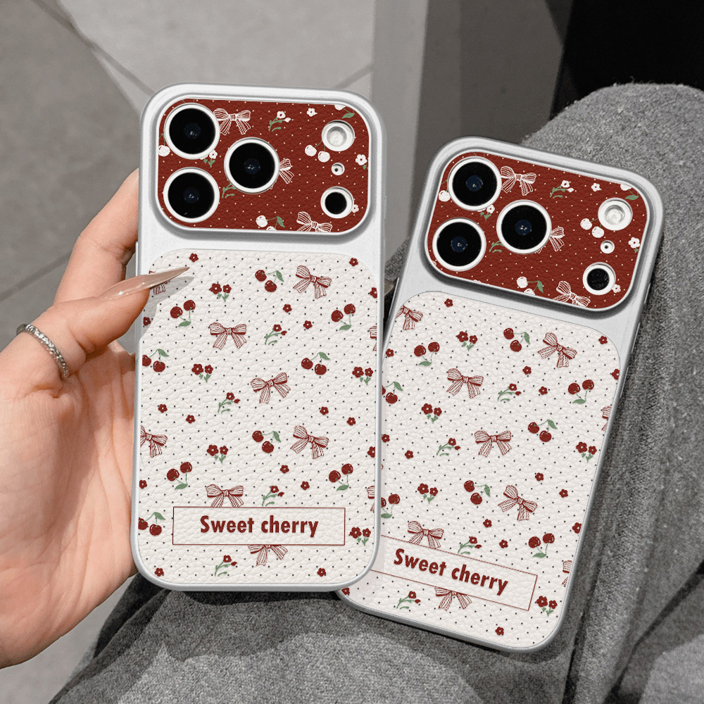 Süße Kirschblüten-Leder-Handyh – Phone Cases Cute Iphone 13 Bewertung und Preis