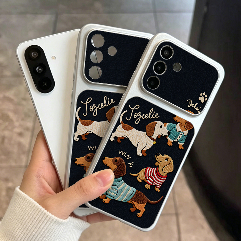 Cartoon-Welpen-Leder-Handyhüll – Phone Cases That Cover The Camera Bewertung und Preis