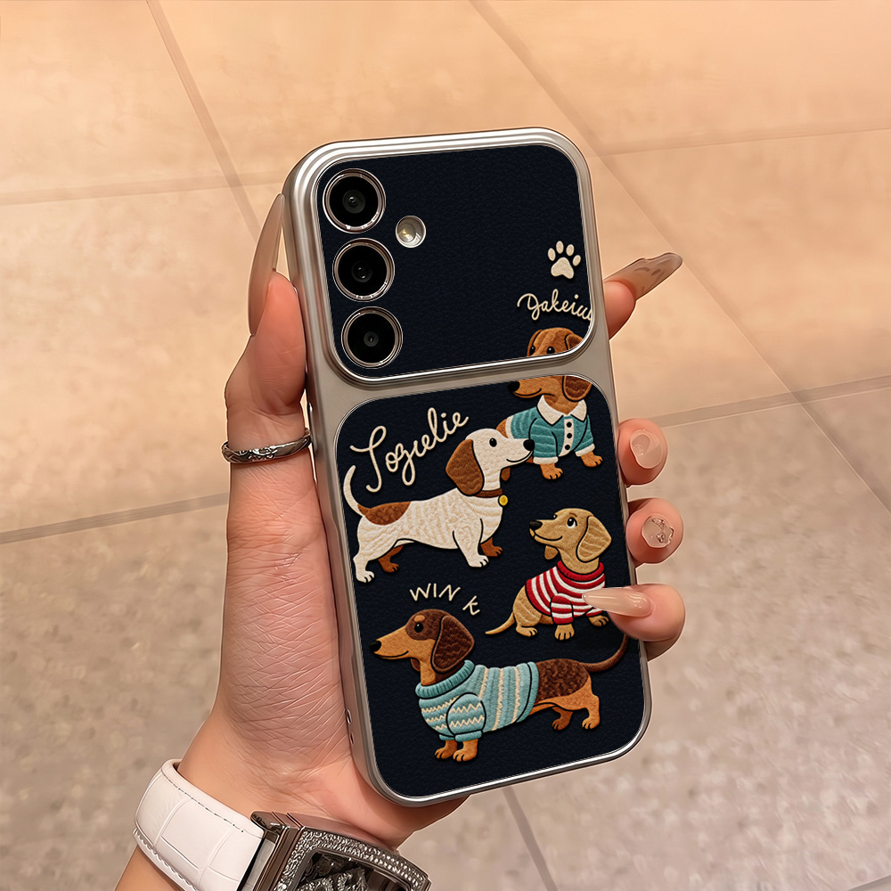 Cartoon-Welpen-Leder-Handyhüll – Phone Cases That Cover The Camera Bewertung und Preis