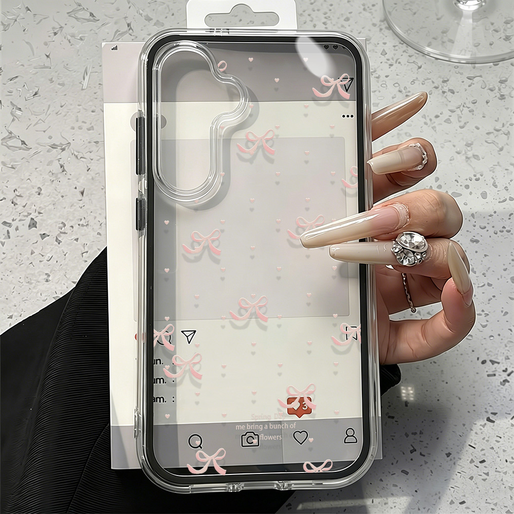 Süße Rosa Schleife Weiche Hand – Phone Cases That Cover The Camera Bewertung und Preis