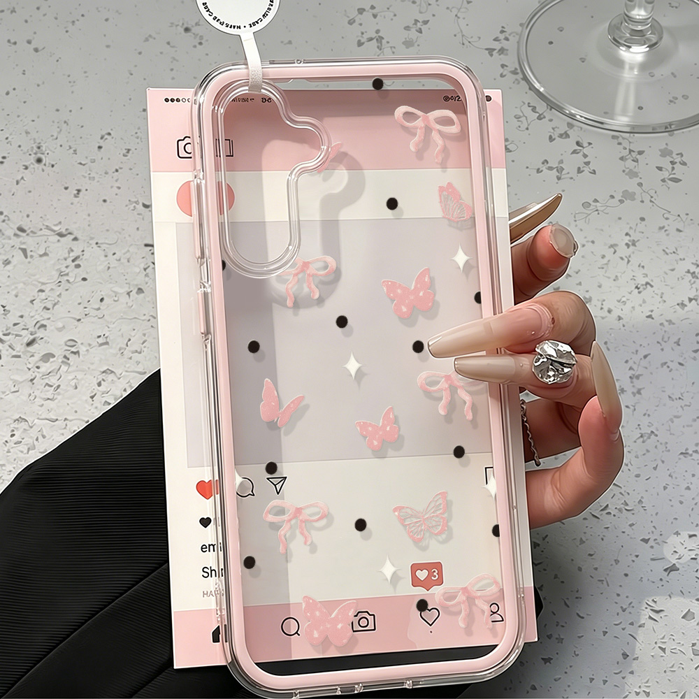 Süße Rosa Schleife Weiche Hand – Phone Cases That Cover The Camera Bewertung und Preis