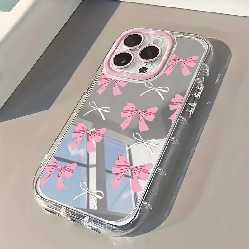 Einfache Blau-Rosa Schleife Mä – Phone Cases Cool Girl Bewertung und Preis
