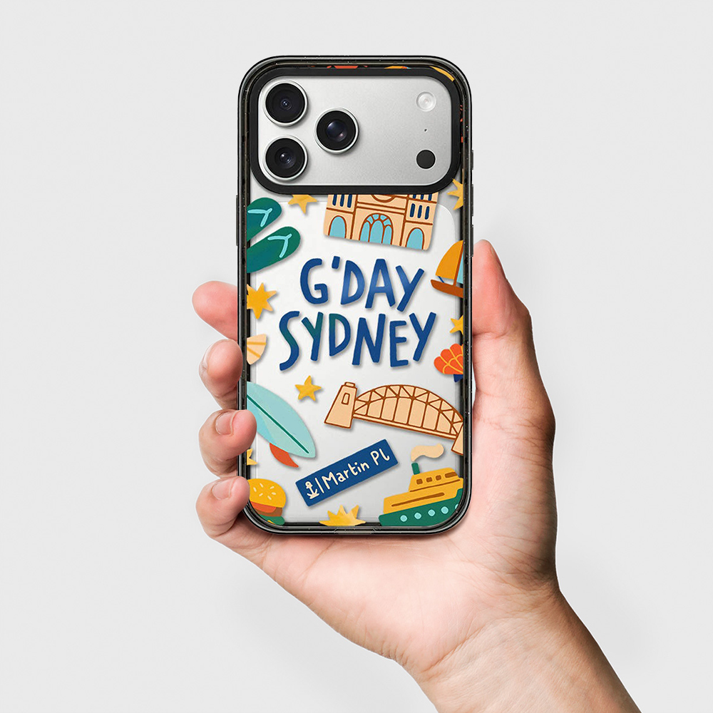 Australien Reise Schwarz/Weiß  – Phone Cases Australia Bewertung und Preis