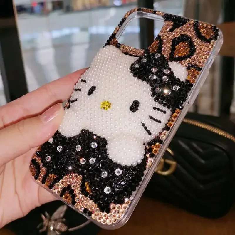 Y2K Hello Kitty iPhone Strass- – Phone Cases Cool Girl Bewertung und Preis