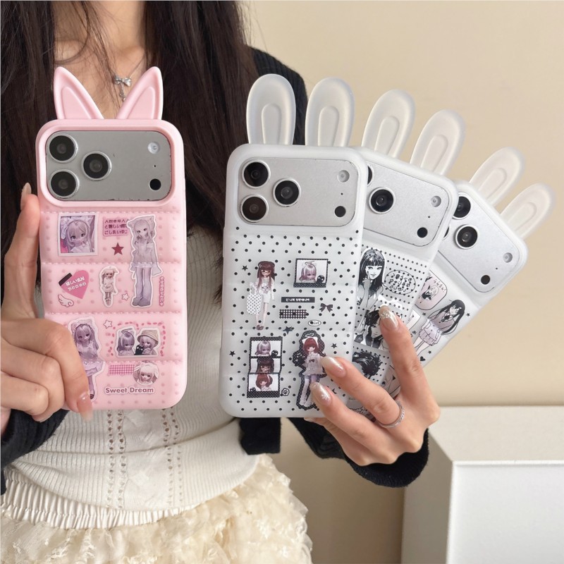 Japanische Y2K Süße Hasenohren – Phone Cases Japanese Bewertung und Preis